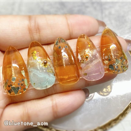 ジェルネイル(ライト対応)/セリア/ジェルネイルを使ったクチコミ(5枚目)