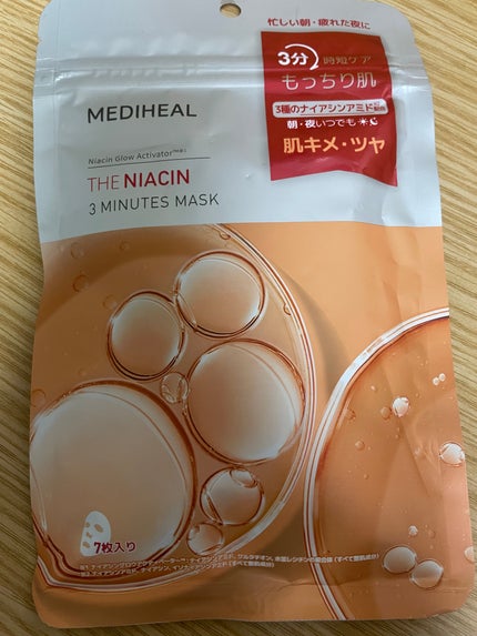 THE ナイアシン 3ミニッツマスク/MEDIHEAL/シートマスク・パックを使ったクチコミ(1枚目)