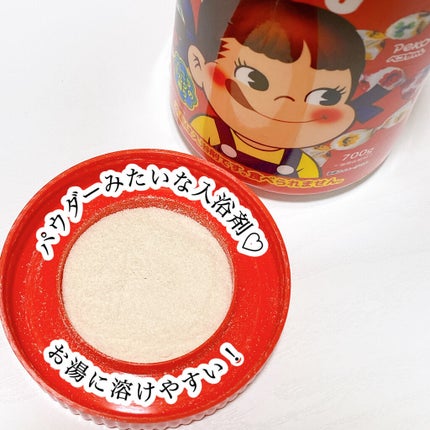 ミルキー入浴剤 ペコちゃん バニラミルクの香り 700g/紀陽除虫菊/保湿系入浴剤の画像
