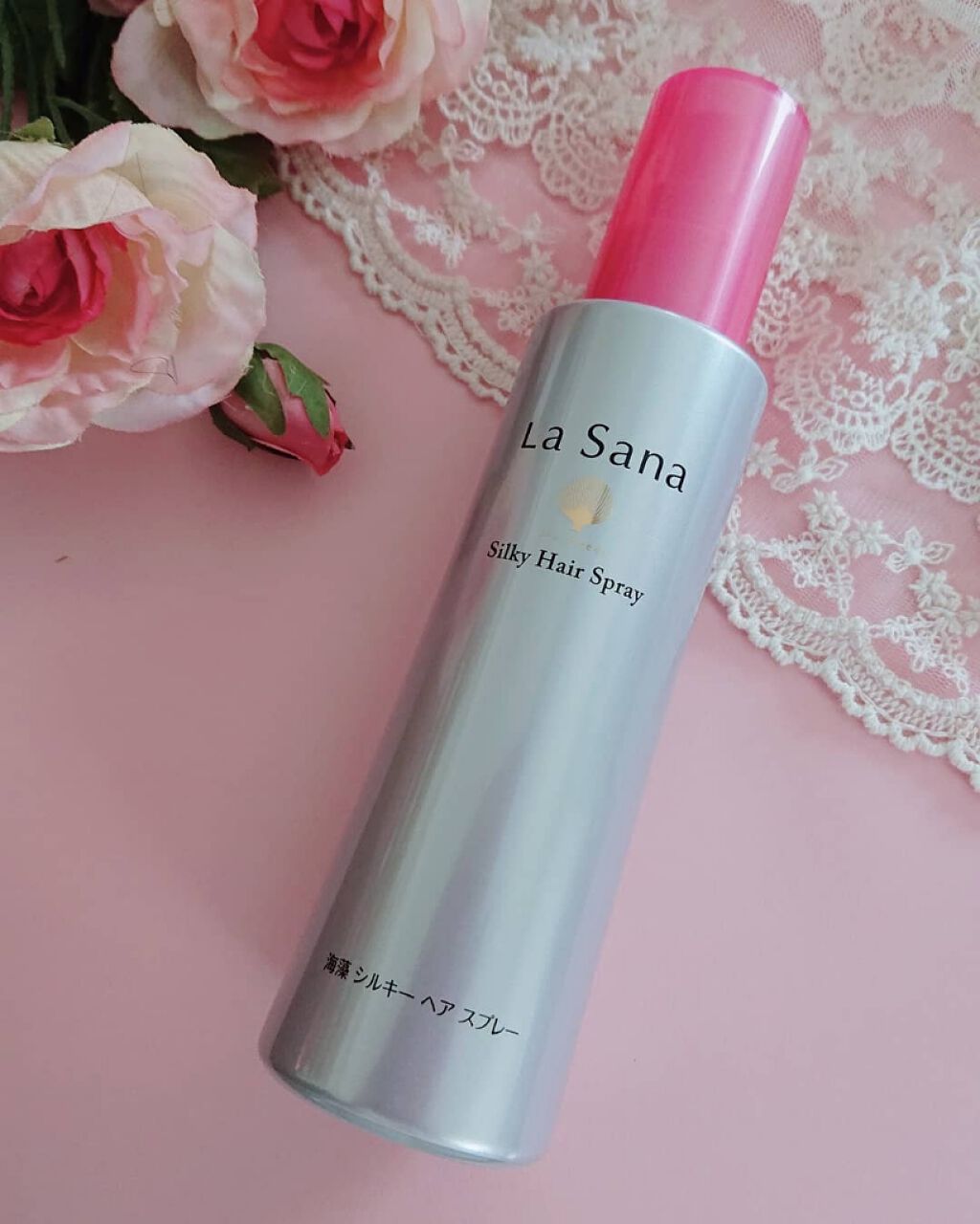 海藻 シルキー ヘア スプレー/ラサーナ/ヘアスプレーを使ったクチコミ（1枚目）
