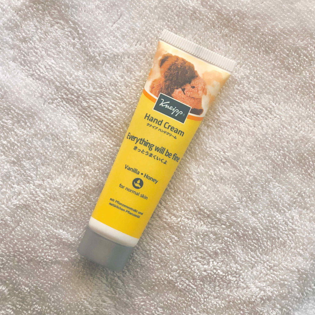ハンドクリーム バニラ＆ハニーの香り/クナイプ/ハンドクリームを使ったクチコミ（1枚目）