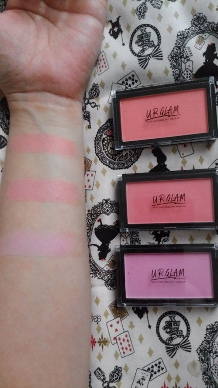 UR GLAM DAILY CHEEK BLUSH/U R GLAM/パウダーチークを使ったクチコミ(2枚目)