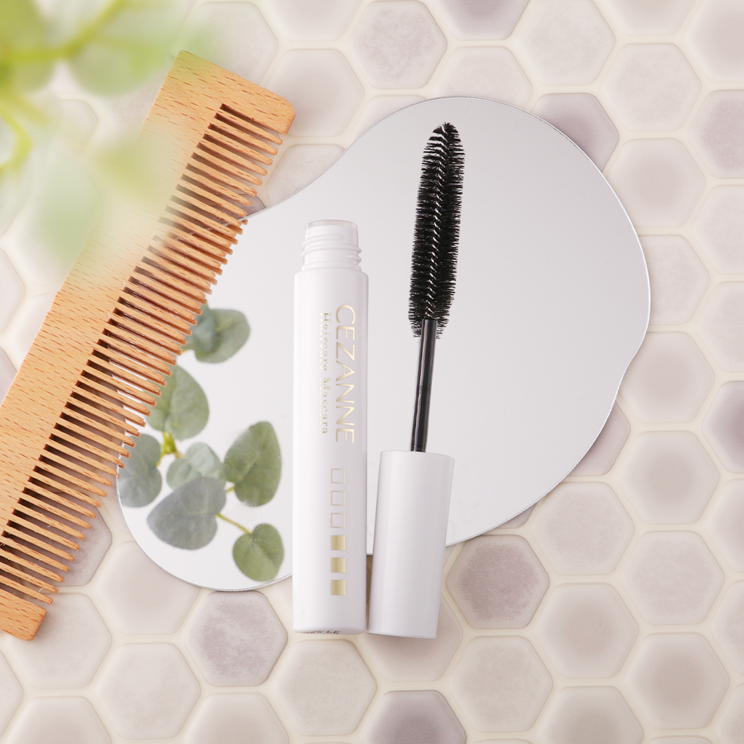 ヘアケアマスカラ/CEZANNE/ヘアジェルを使ったクチコミ（1枚目）