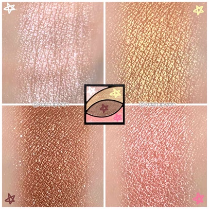 UR GLAM VELVET EYE COLOR PALETTE ピンク&ブラウン/U R GLAM/アイシャドウパレットを使ったクチコミ(2枚目)