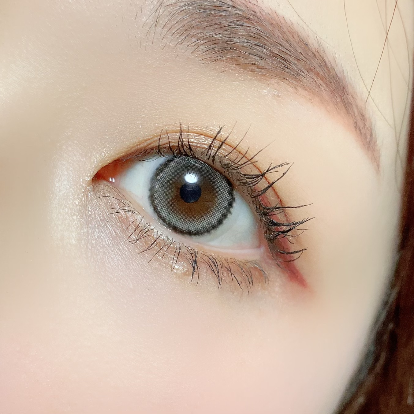 フォーエバーヤングクリスティン/Hapa kristin/１ヶ月（１MONTH）カラコンを使ったクチコミ（3枚目）