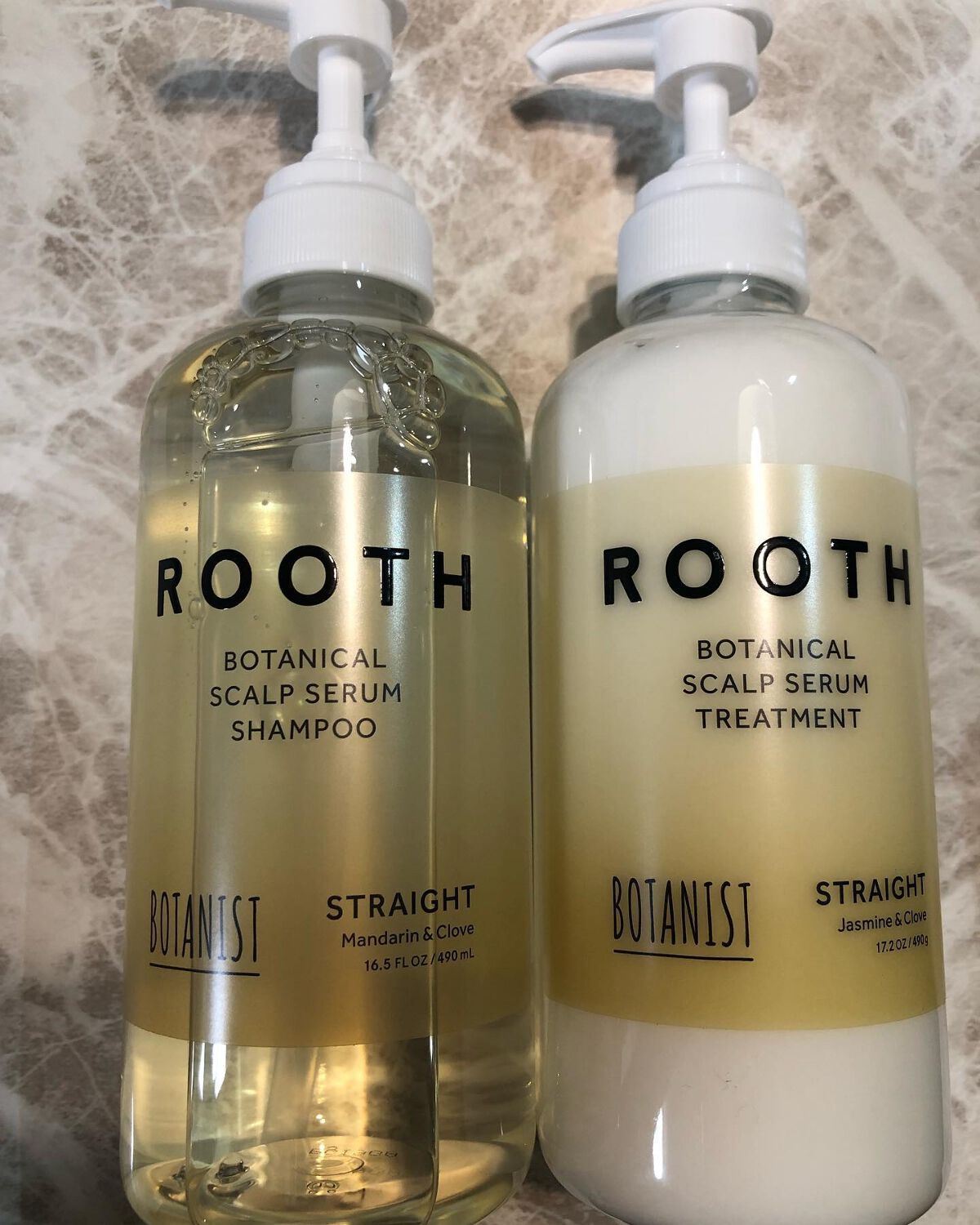 ルース ボタニカルスカルプセラム シャンプー・トリートメント(ストレート)/BOTANIST/市販シャンプーを使ったクチコミ(1枚目)