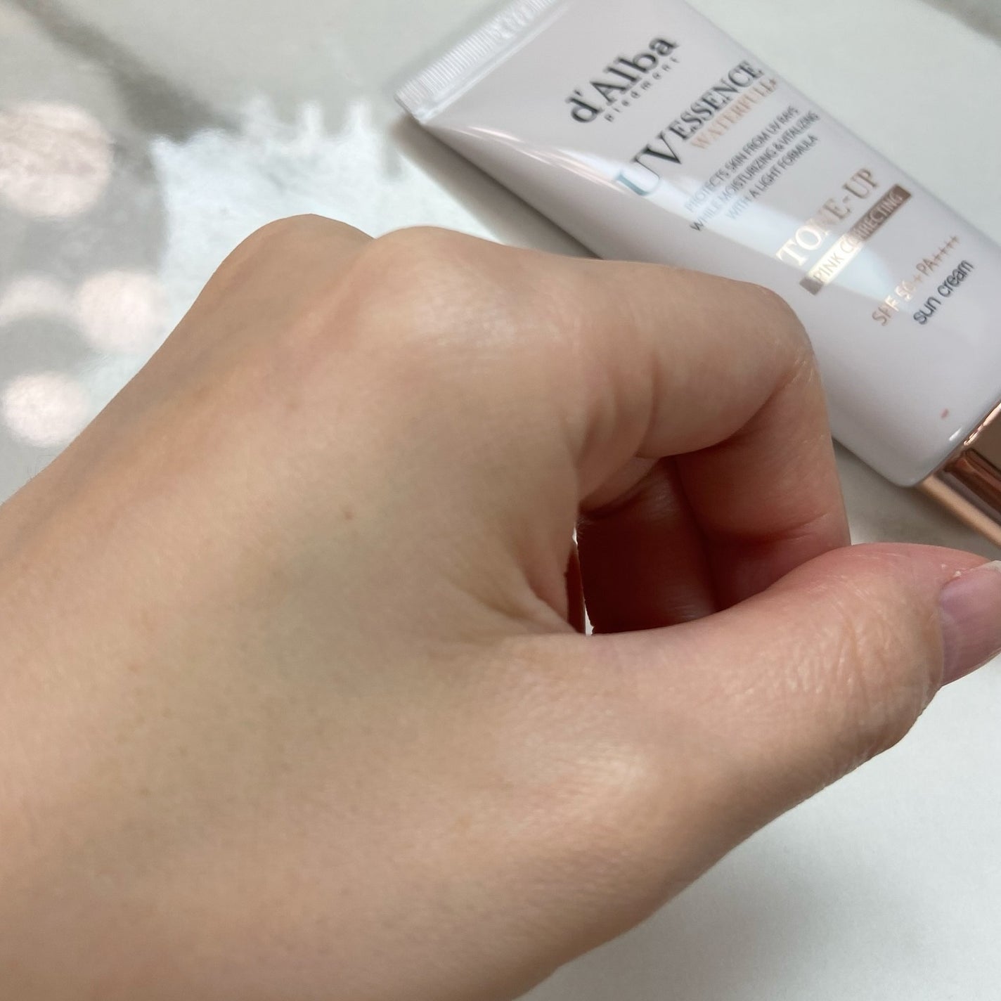 ウォータフルトーンアップサンクリーム/ダルバ/日焼け止めクリームを使ったクチコミ(4枚目)