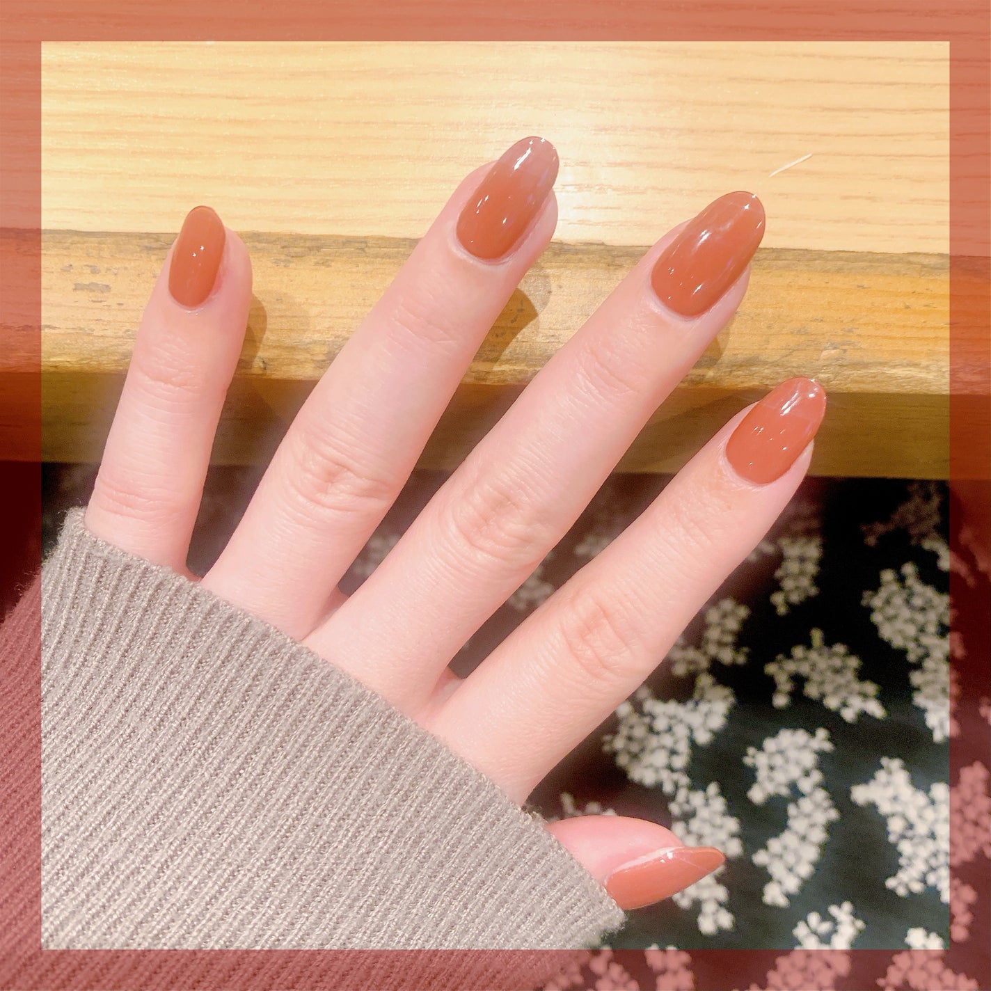 セミキュアジェルネイル(ハンド)/ohora/ネイルシールを使ったクチコミ(3枚目)