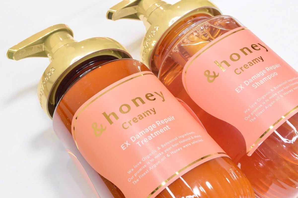 Creamy EXダメージリペアシャンプー1.0/ヘアトリートメント2.0/&honey/市販シャンプーを使ったクチコミ（1枚目）
