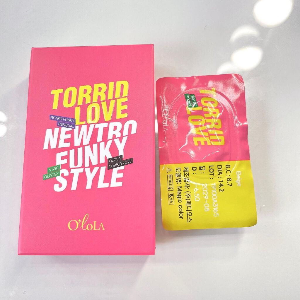 トリッドラブベージュマンスリー (TORRID LOVE BEIGE monthly)/OLOLA/1ヶ月(1MONTH)カラコンを使ったクチコミ(5枚目)