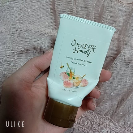 VECUA Honey ワンダーハニー とろとろハンドクリーム ピーチコンポートのクチコミ「こんにちは!!
Misiaです!!
本日は使い切りレビュー!!👏
~VECUA Honey.....」(1枚目)