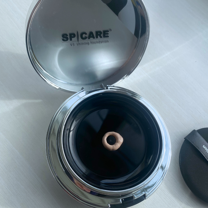V3シャイニングファンデーション/SPICARE/クッションファンデーションを使ったクチコミ(4枚目)