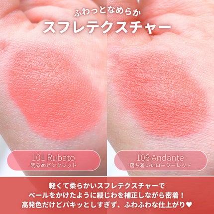 マダムバタフライコレクション ブラーニングリップベール/Dinto/口紅を使ったクチコミ(3枚目)