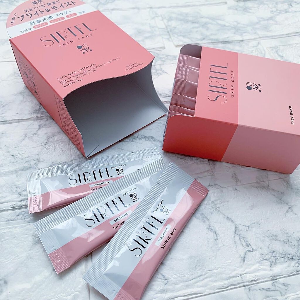 ブライト酵素洗顔パウダー/SIRTFL/洗顔パウダーを使ったクチコミ（2枚目）