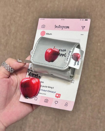 ケース大好きっ子 on LIPS 「美味しそうな赤いリンゴ🍎#iPhoneケース#購入品#人気#ギ..」(4枚目)