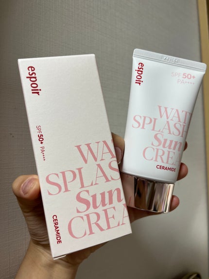 ウォータースプラッシュサンクリーム セラミド/espoir/日焼け止めクリームを使ったクチコミ(1枚目)
