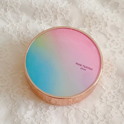 ピンクティーツリーカバークッション/APLIN/クッションファンデーションを使ったクチコミ(2枚目)