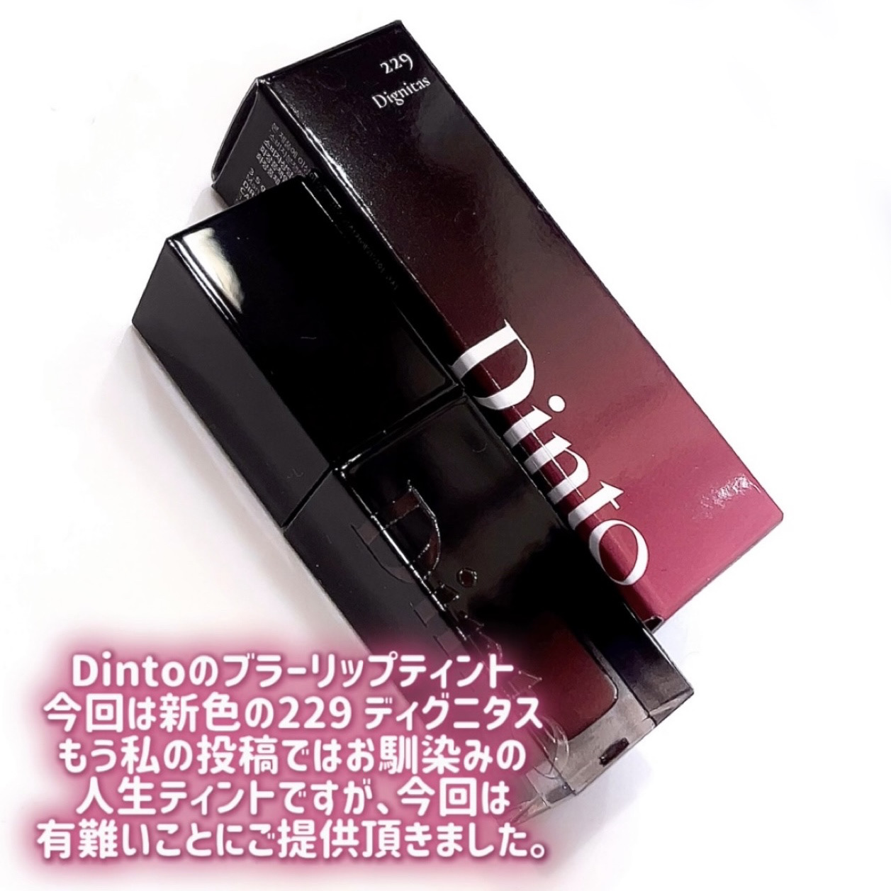 ブラーグロイリップティント/Dinto/リップティントを使ったクチコミ（2枚目）