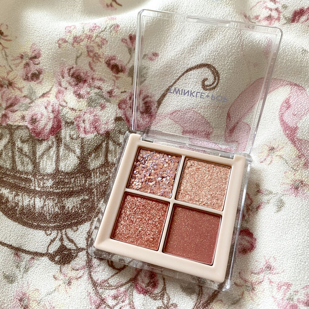 TWINKLE POP Pearl Flex Glitter Eye Palette/CLIO/アイシャドウパレットを使ったクチコミ（2枚目）
