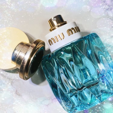 miu miu ロー ブルー オードパルファムのクチコミ「✍️MiuMiu LEauBlueu✍️


私の１番のお気に入りの香水です💓

まずボトルが.....」（2枚目）