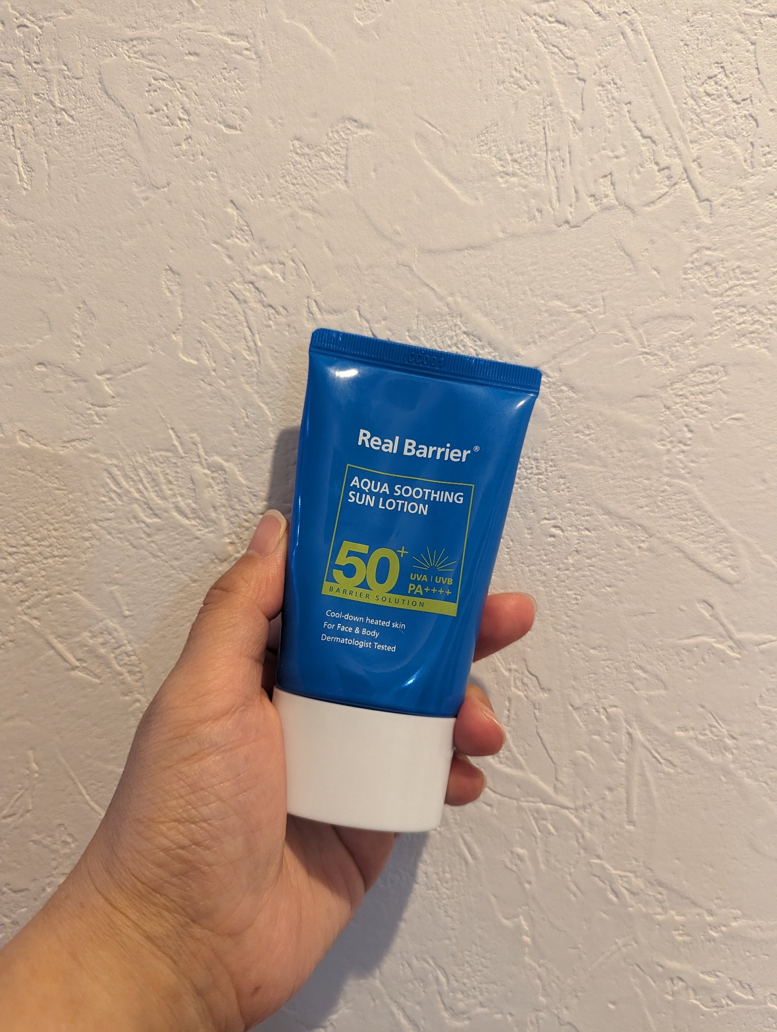 アクアスージングサンローション/Real Barrier/日焼け止めミルクを使ったクチコミ（1枚目）
