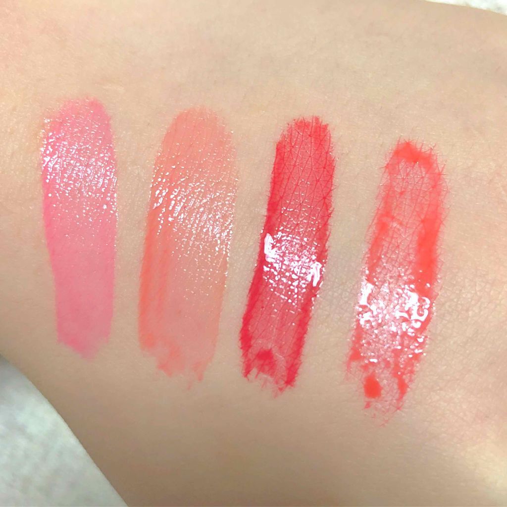 ディアダーリン ウォータージェルティント (アイスティント)/ETUDE/口紅を使ったクチコミ(2枚目)