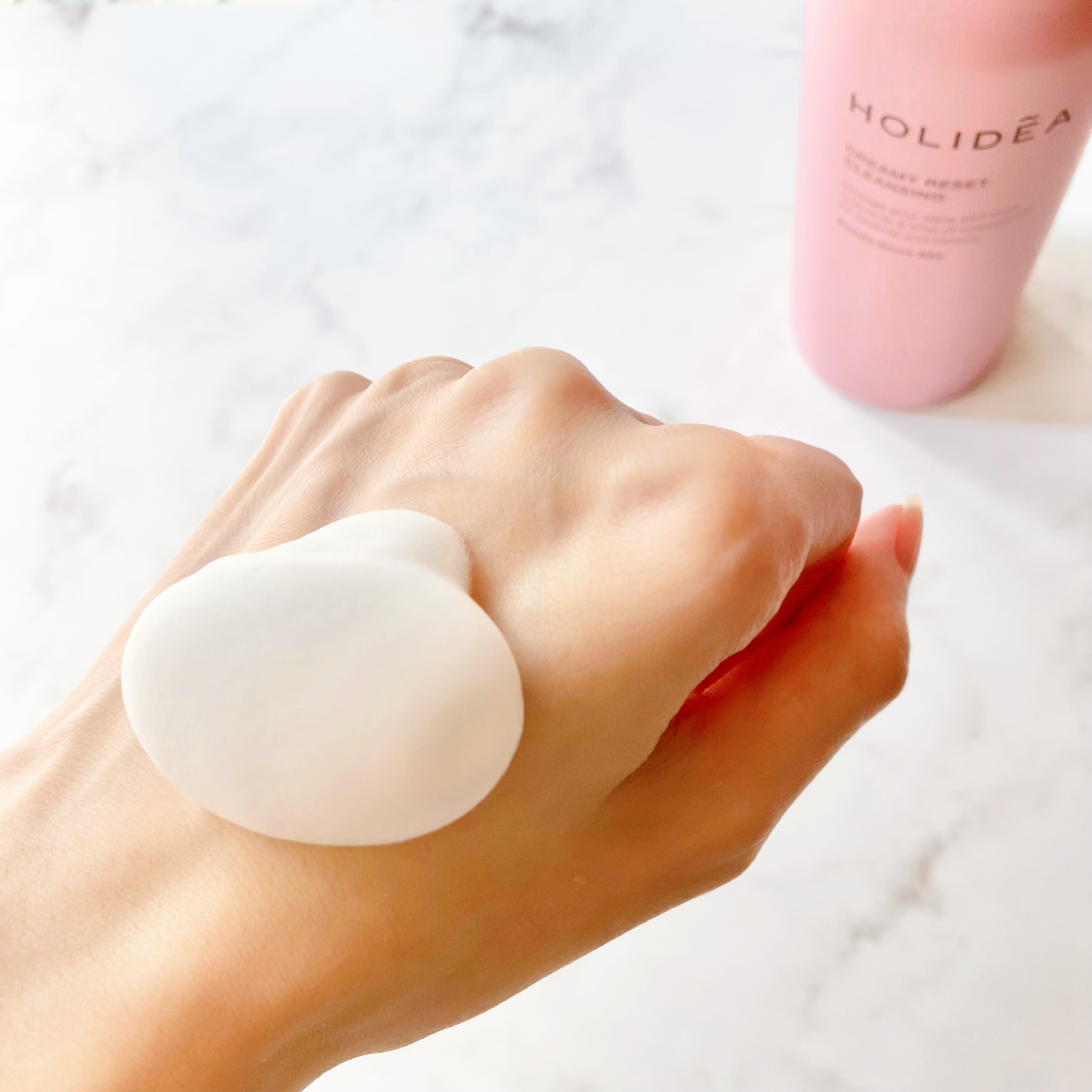 ホリーディア クリーミーリセットクレンジング/HOLIDEA/泡洗顔を使ったクチコミ（3枚目）