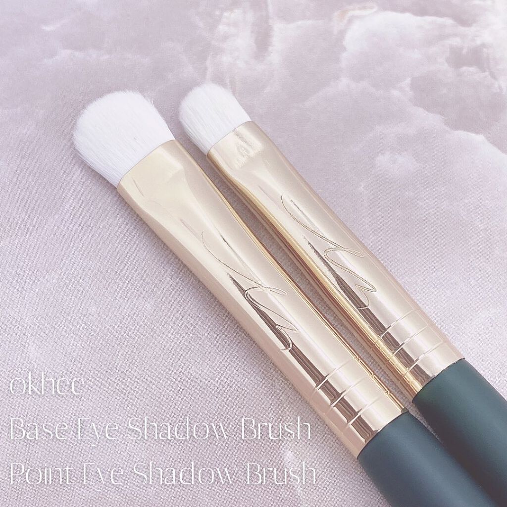 okhee ベースアイシャドウブラシ NUN01/SOOA DOR/メイクブラシを使ったクチコミ(4枚目)