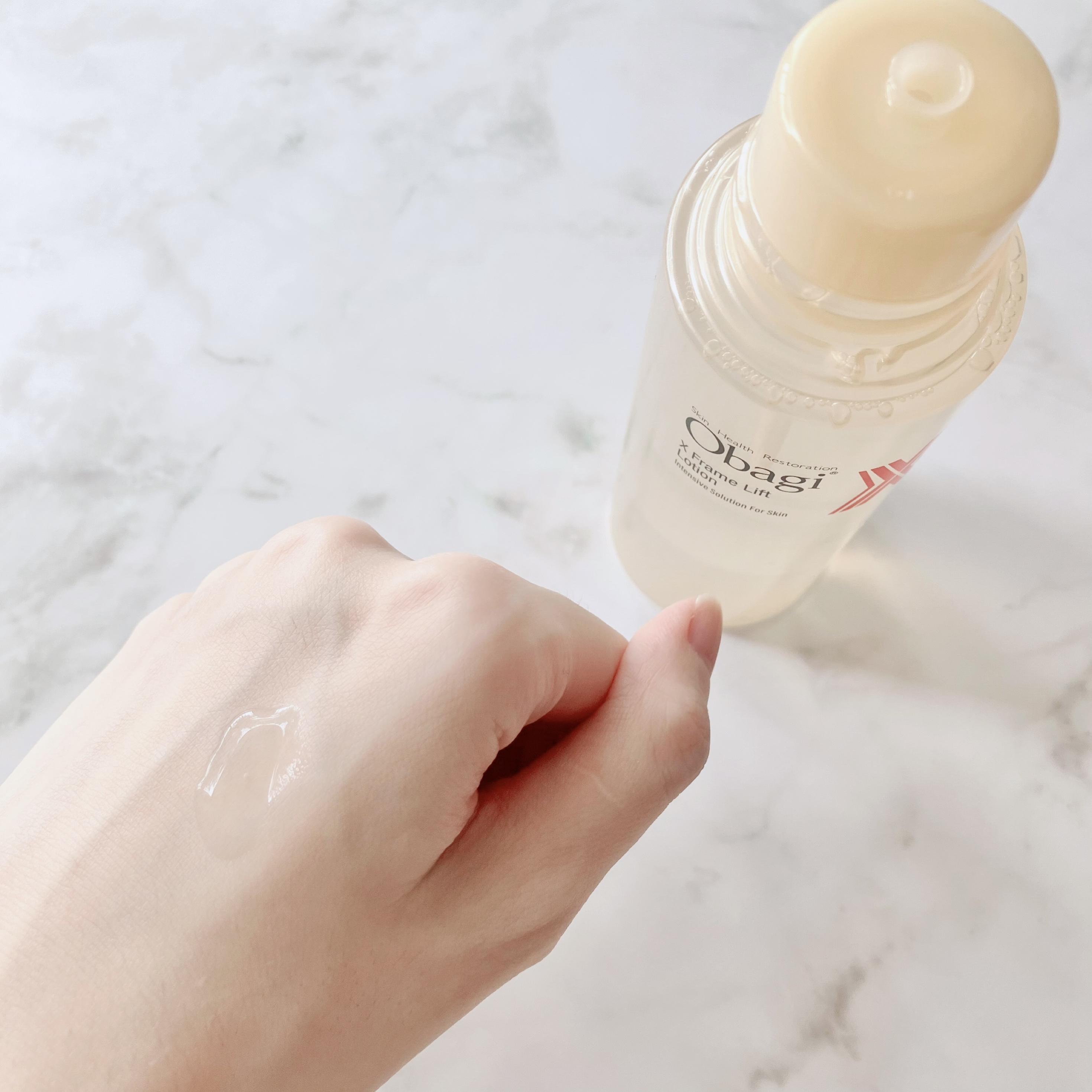 オバジX フレームリフトローション/オバジ/化粧水を使ったクチコミ（3枚目）