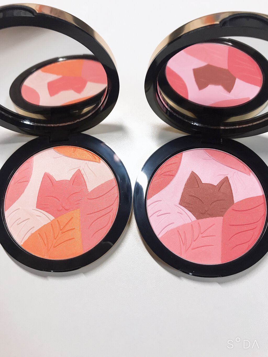 ドリームキャット 四色チーク/ZEESEA/パウダーチークを使ったクチコミ(3枚目)