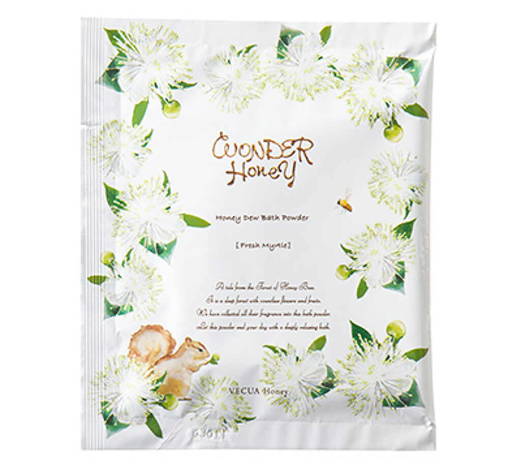 ワンダーハニー 蜜蜂の森のアロマバス 朝摘みマートル