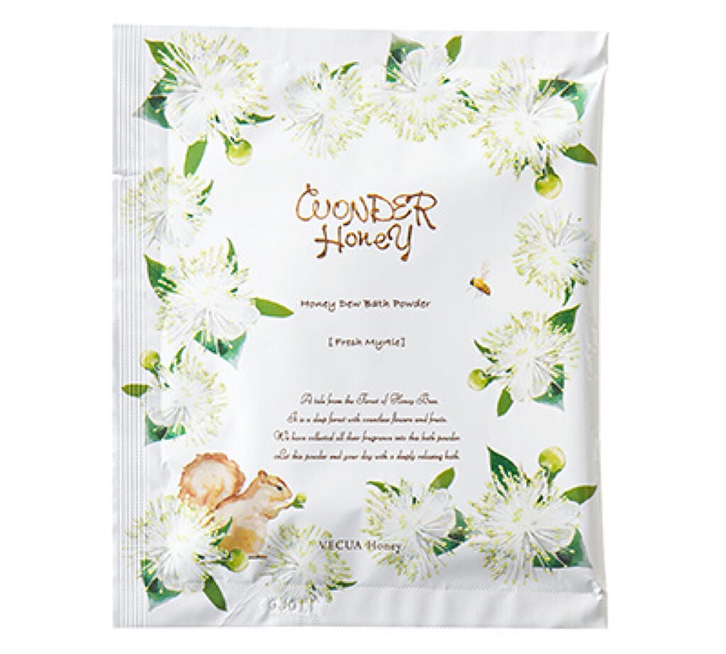 ワンダーハニー 蜜蜂の森のアロマバス 朝摘みマートル