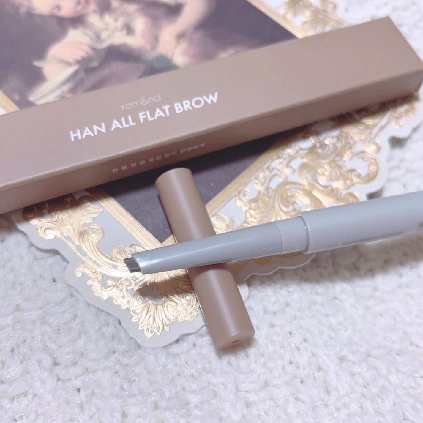 ハンオールフラットブロウ/rom&nd/アイブロウペンシルを使ったクチコミ(2枚目)
