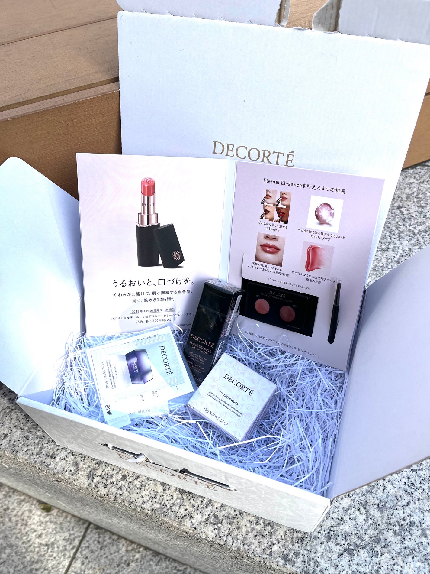 ルージュデコルテ クリームグロウ/DECORTÉ/口紅を使ったクチコミ(5枚目)