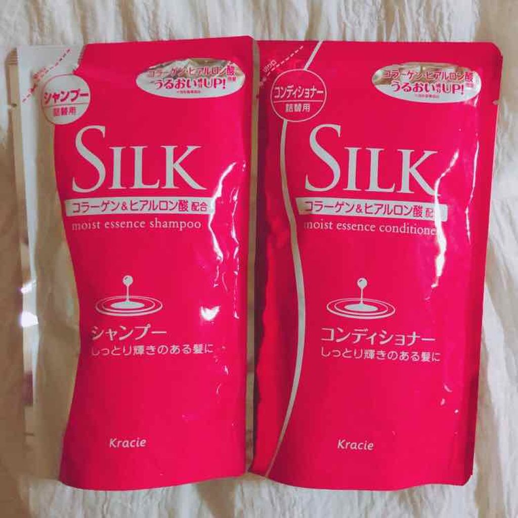 モイストエッセンスシャンプー/コンディショナー/SILK/市販シャンプーを使ったクチコミ(1枚目)