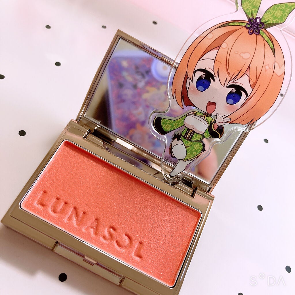 ルナソル カラーリングシアーチークス(グロウ)/LUNASOL/パウダーチークを使ったクチコミ(4枚目)