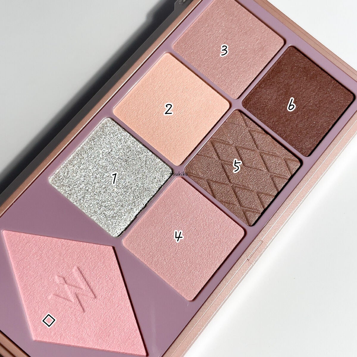 ウォンジョンヨ W デイリームードアップパレット /Wonjungyo/アイシャドウパレットを使ったクチコミ(4枚目)