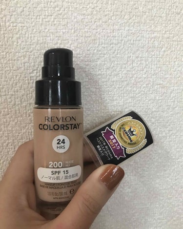 カラーステイ メイクアップ N/REVLON/リキッドファンデーションを使ったクチコミ（1枚目）