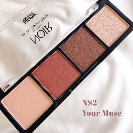 ノワール イン ザ シャドウパレット/MERZY/アイシャドウパレットを使ったクチコミ(4枚目)