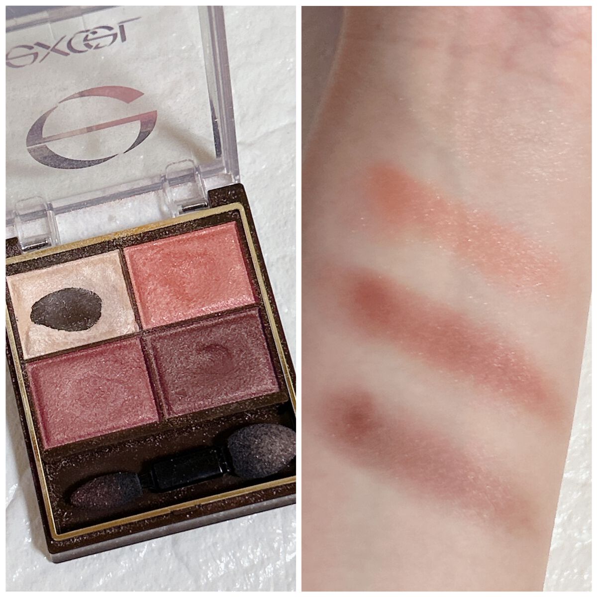 スキニーリッチシャドウ/excel/アイシャドウパレットを使ったクチコミ(2枚目)