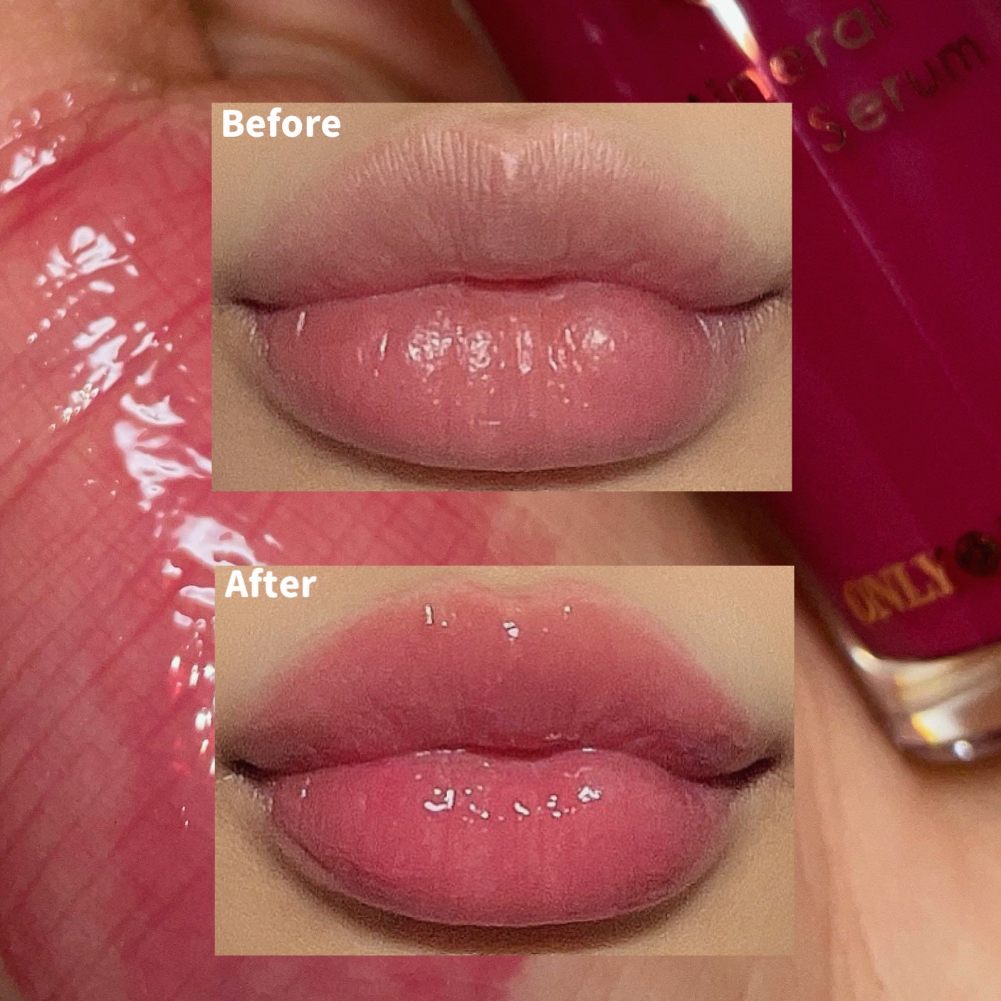 ミネラルカラーセラム/ONLY MINERALS/リップグロスを使ったクチコミ(4枚目)