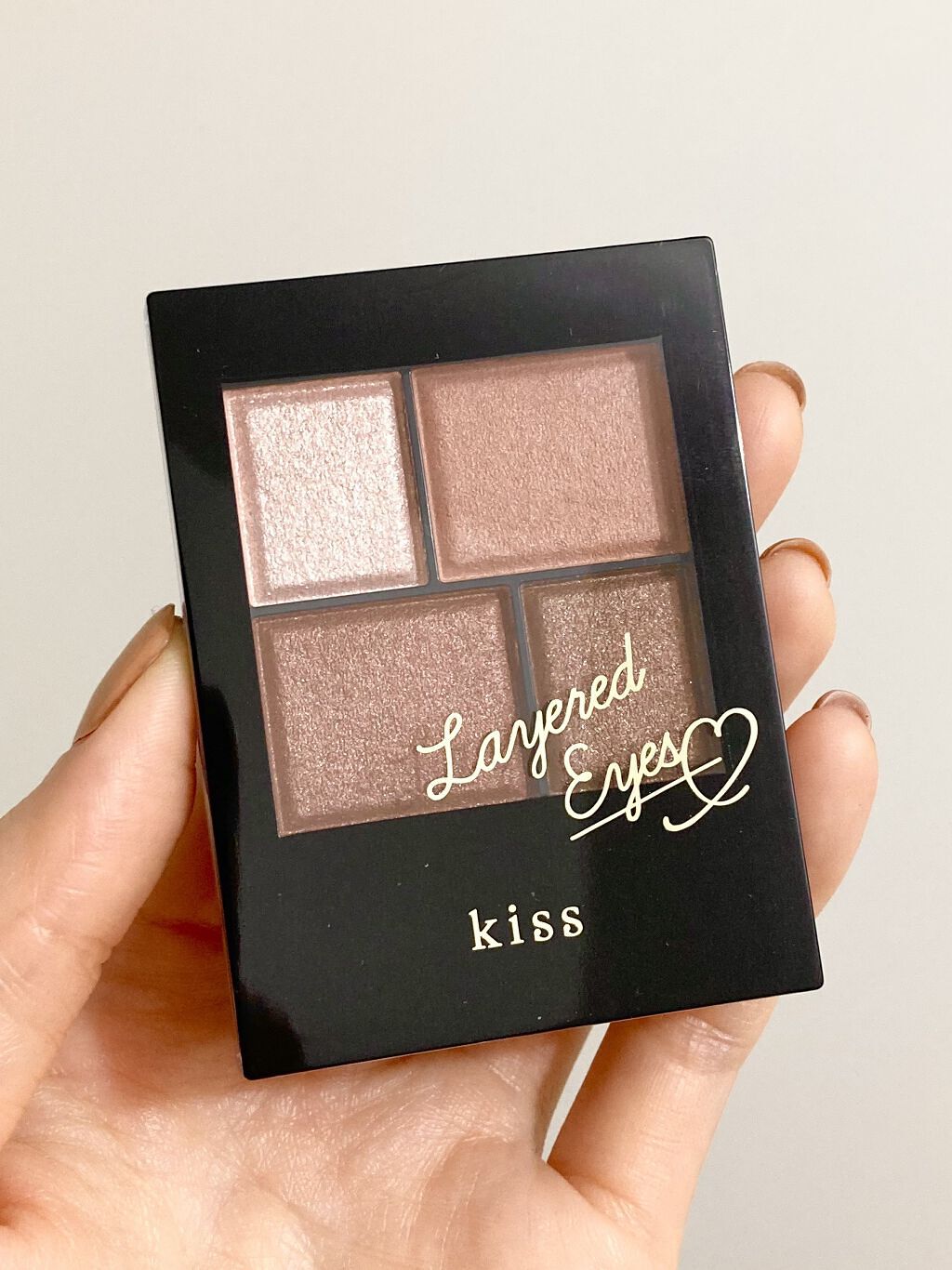 レイヤードアイズ/KiSS/アイシャドウパレットを使ったクチコミ（2枚目）