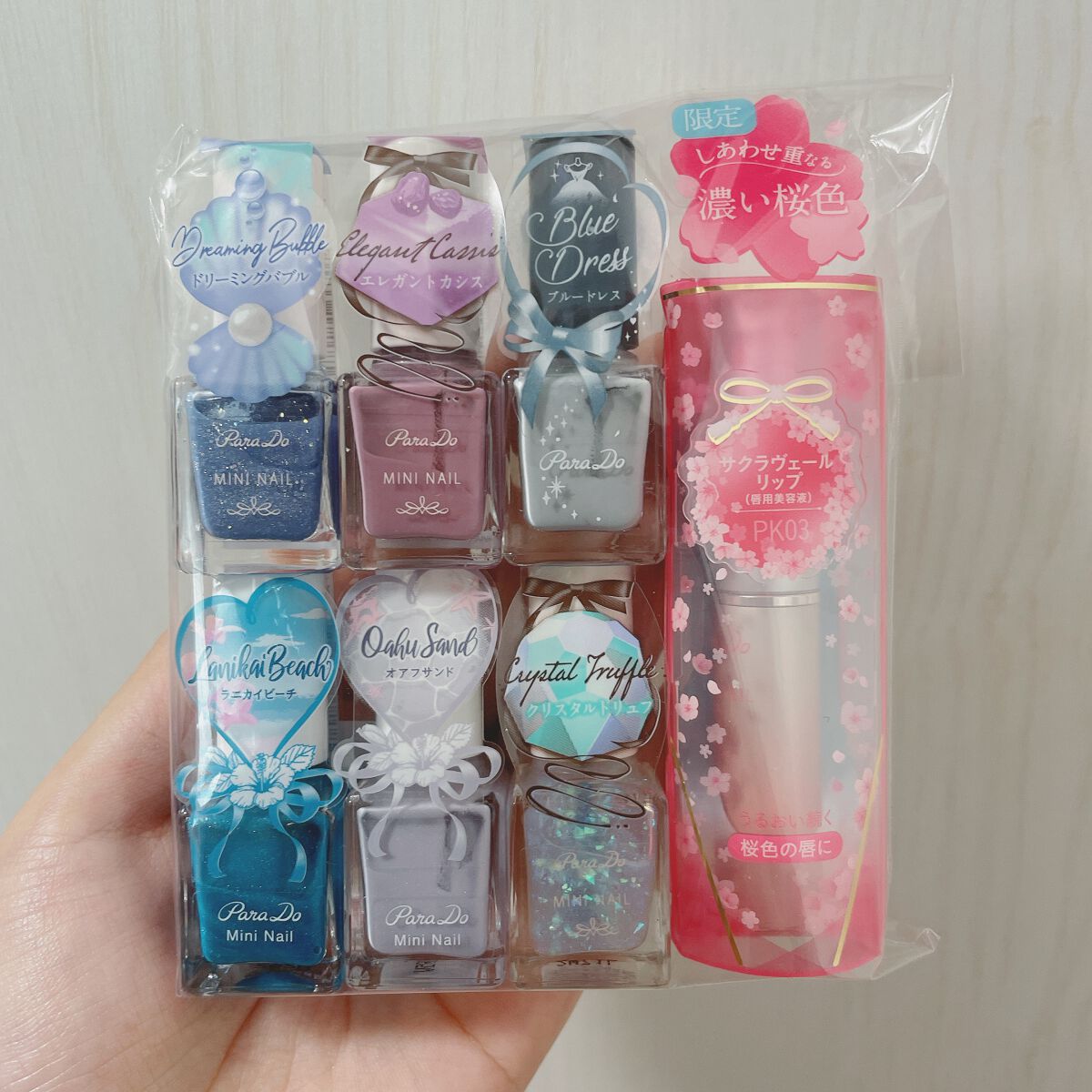 ミニネイル BL08 ドリーミングバブル/パラドゥ/マニキュアを使ったクチコミ（2枚目）
