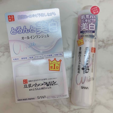 とろんと濃ジェル 薬用美白 N/なめらか本舗/オールインワン化粧品を使ったクチコミ（2枚目）