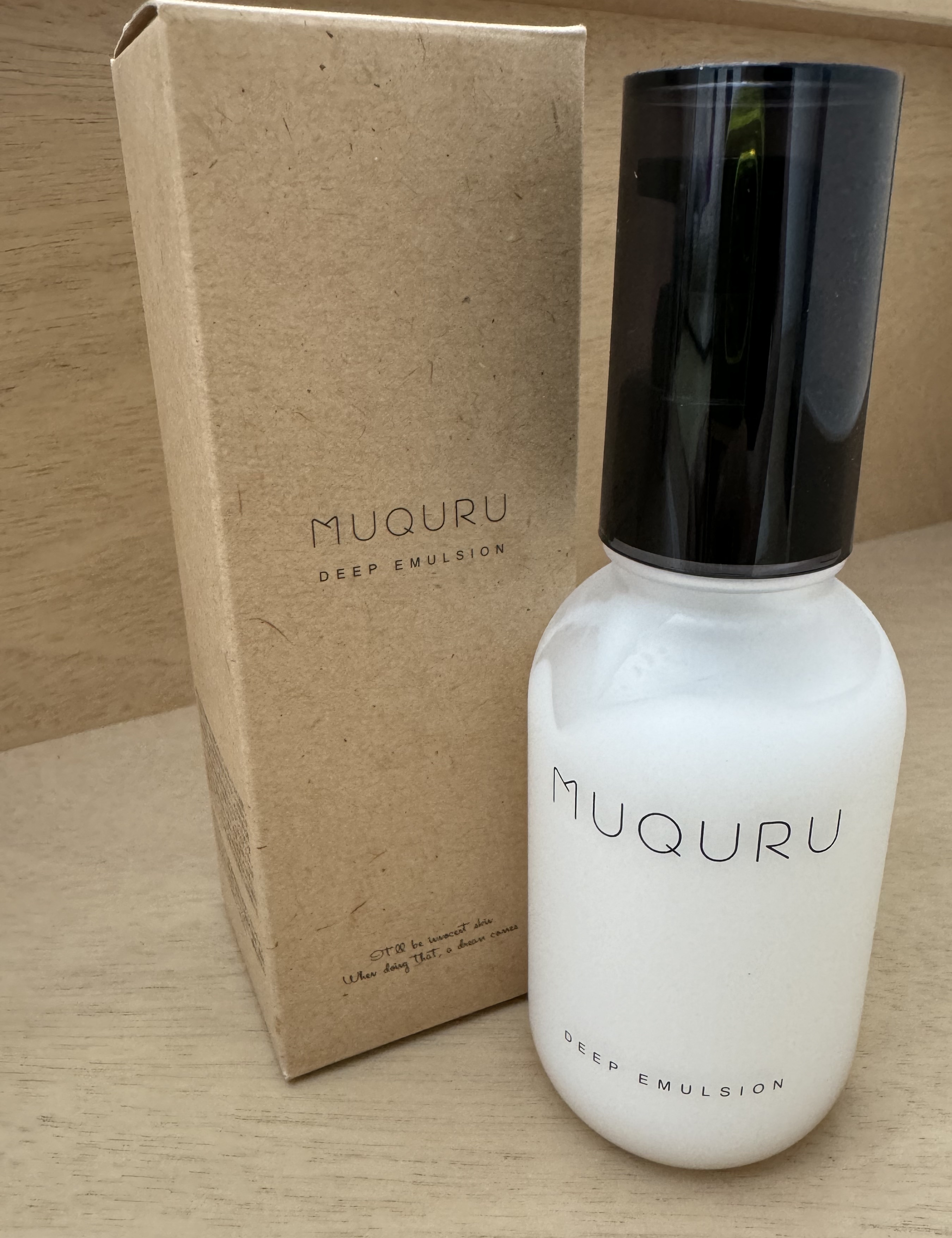 ディープエマルジョン/MUQURU/乳液を使ったクチコミ（1枚目）