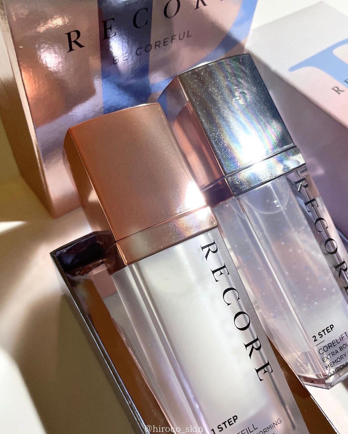 hiroco韓国コスメレポ on LIPS 「💎💡使った人の評価が良くて気になってたRECOREのアンプル。..」(8枚目)