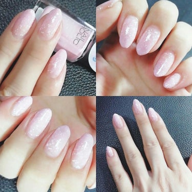 ネイルホリック ネイルホリック パステルスノーのクチコミ「
個人的に大好きな色💞
儚げな粉雪ネイル💅⛄

大好きなネイルです🥰

ネイルホリック
パステ.....」（2枚目）