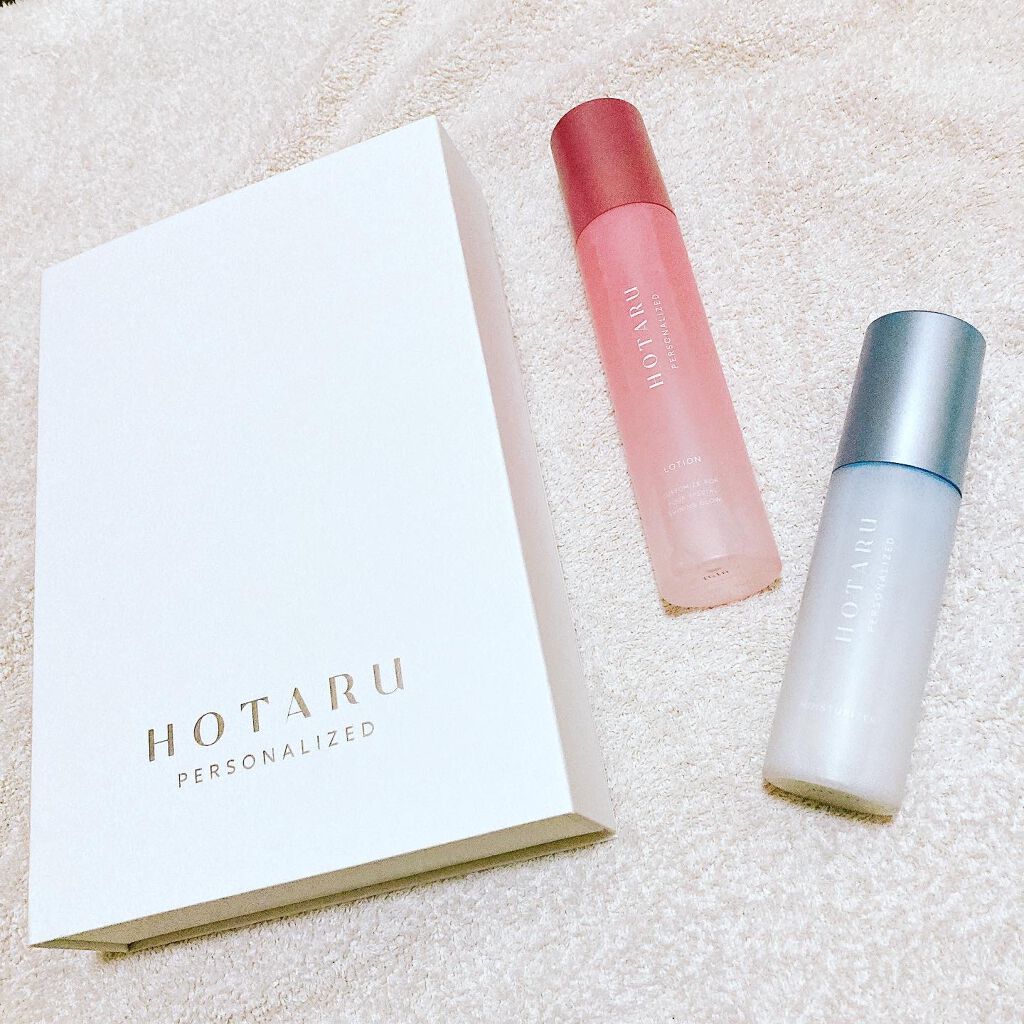  HOTARU PERSONALIZED LOTION／MOISTURIZER /HOTARU PERSONALIZED/スキンケアキットを使ったクチコミ（1枚目）