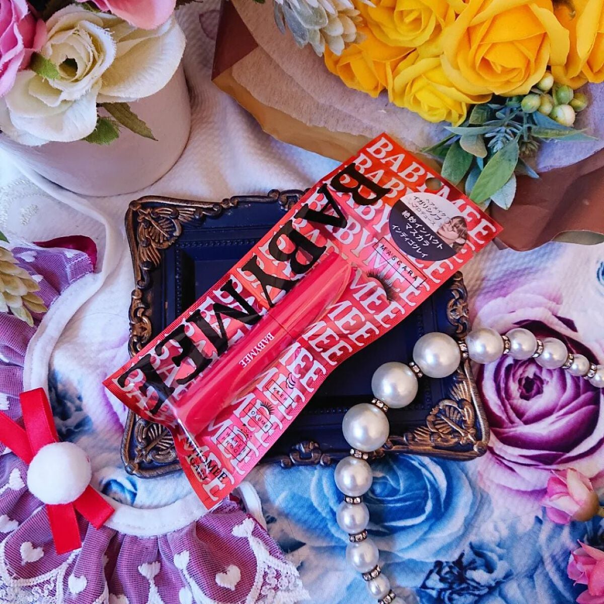 ニュアンスカラーマスカラ/BABYMEE/マスカラを使ったクチコミ(9枚目)