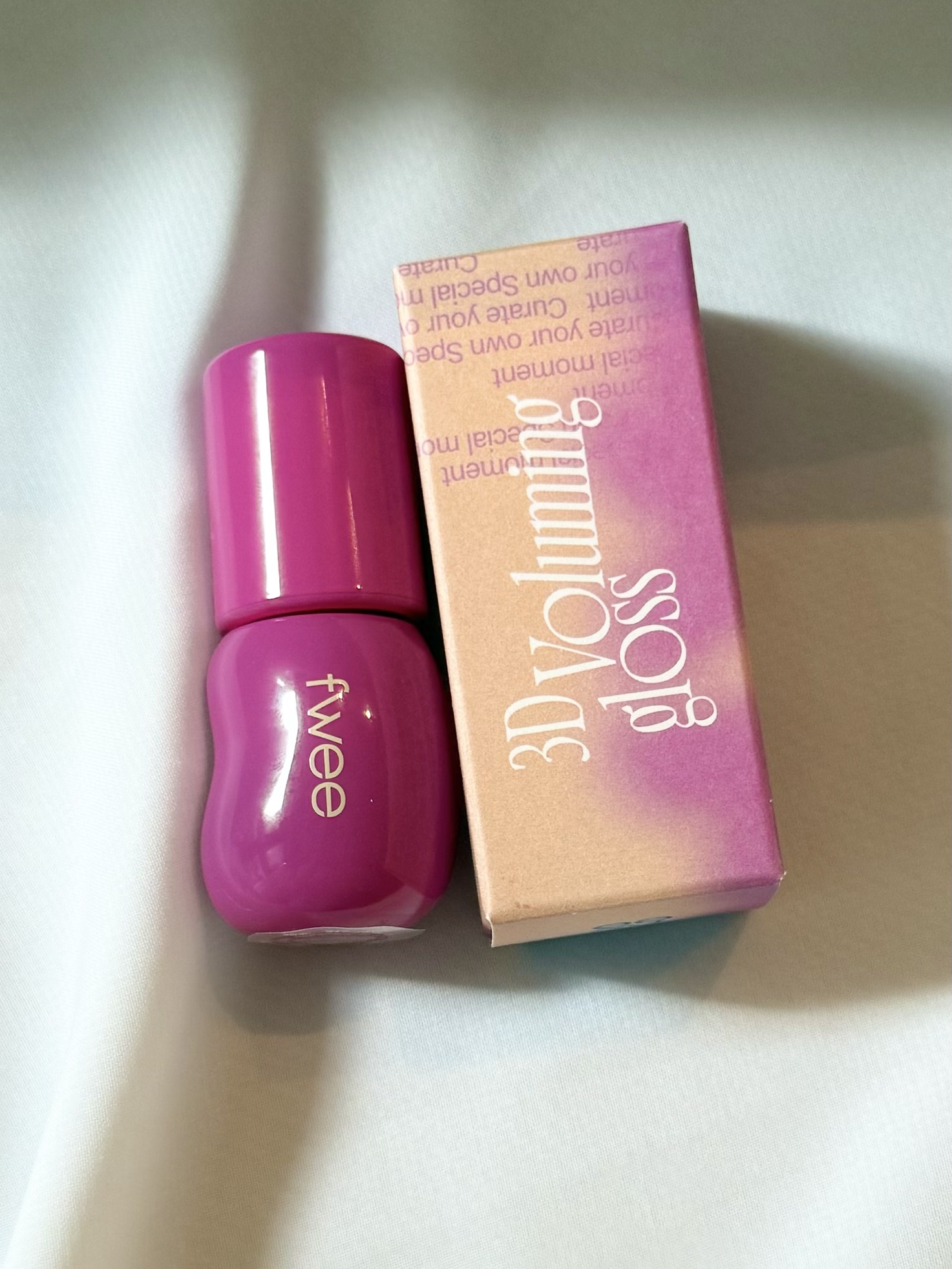 フィー 3Dボリューミンググロス/fwee/リップグロスを使ったクチコミ（1枚目）